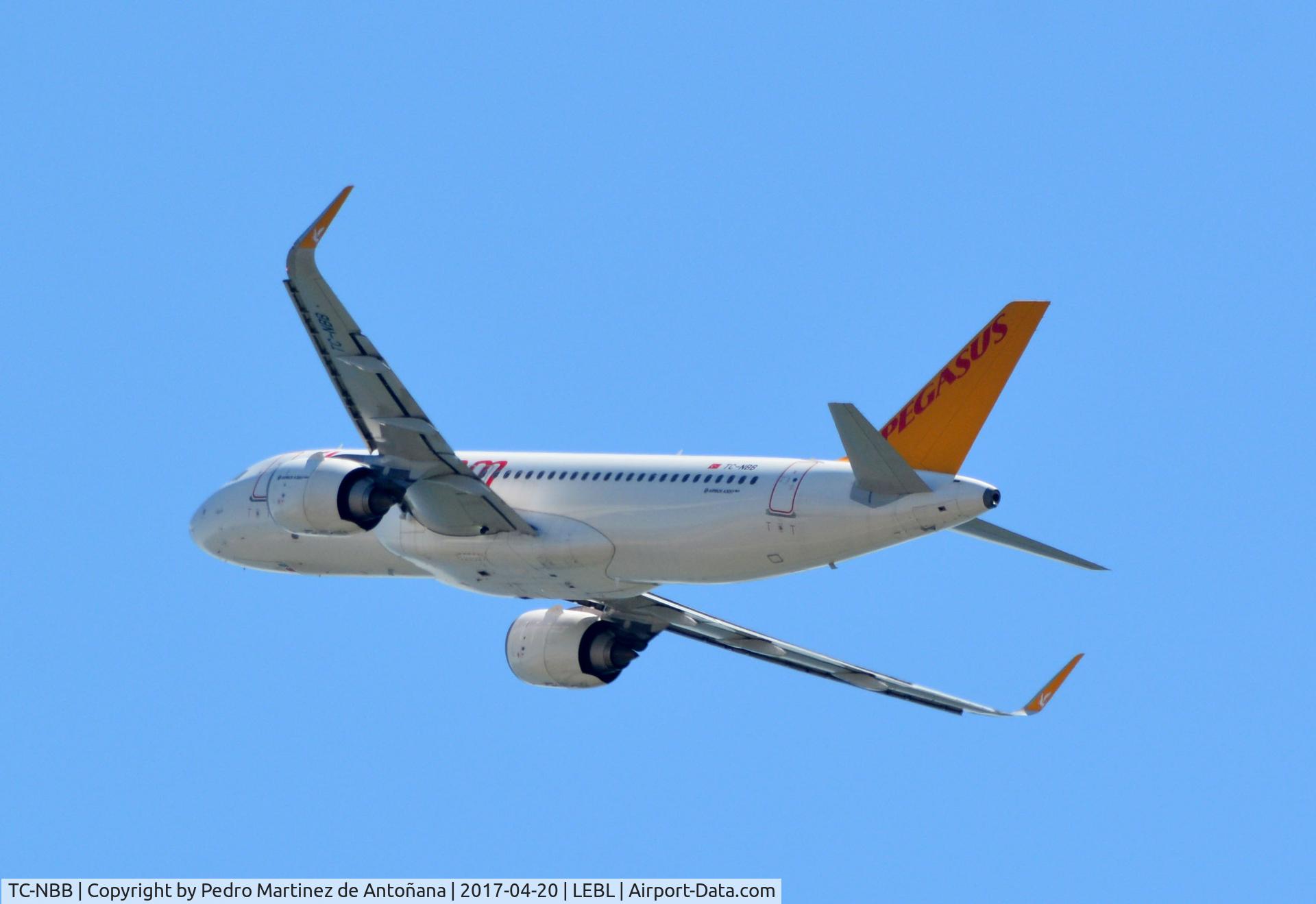 TC-NBB, 2016 Airbus A320-251NEO C/N 7147, El Prat  -  Barcelona  -  España