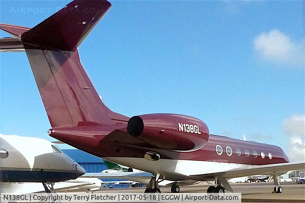 N138GL, 2014 Gulfstream Aerospace GV-SP (G550) C/N 5476, At Luton Airport
