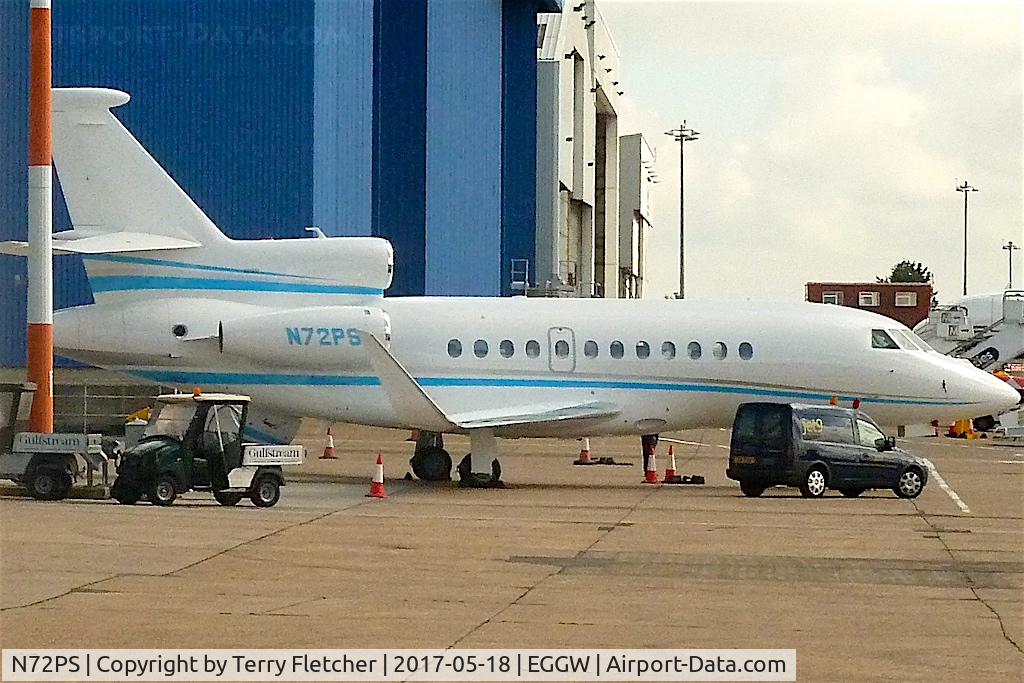 N72PS, 2015 Dassault Falcon 900LX C/N 290, At Luton Airport