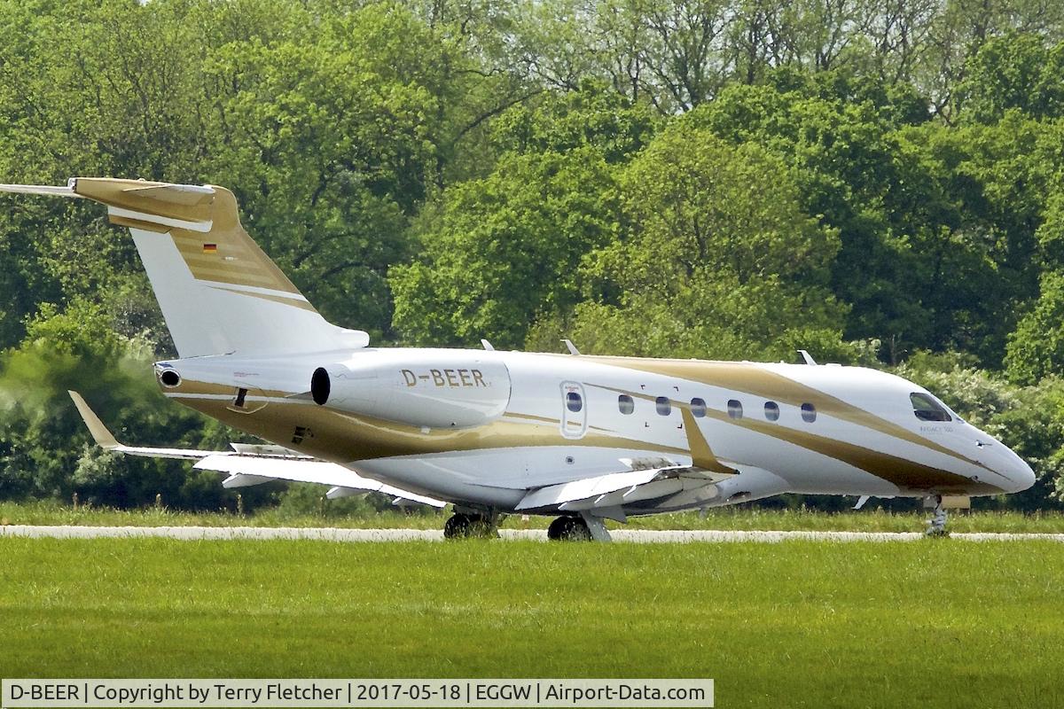 D-BEER, 2015 Embraer EMB-550 Legacy 500 C/N 55000031, At Luton Airport