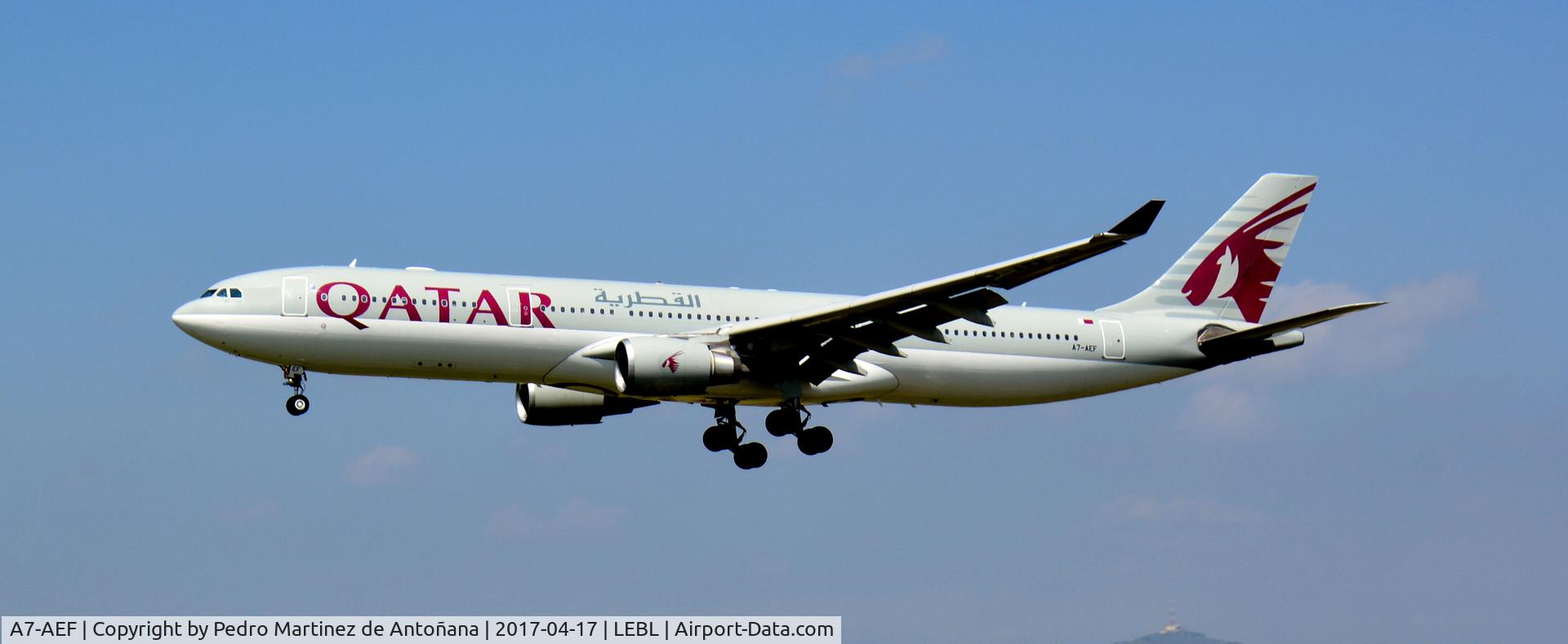 A7-AEF, 2006 Airbus A330-302 C/N 721, El Prat  -  Barcelona  -  España