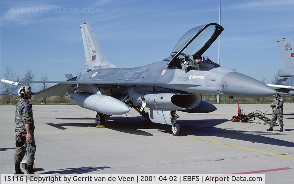 15116, General Dynamics F-16AM Fighting Falcon C/N AA-16, During TLP on the flightline