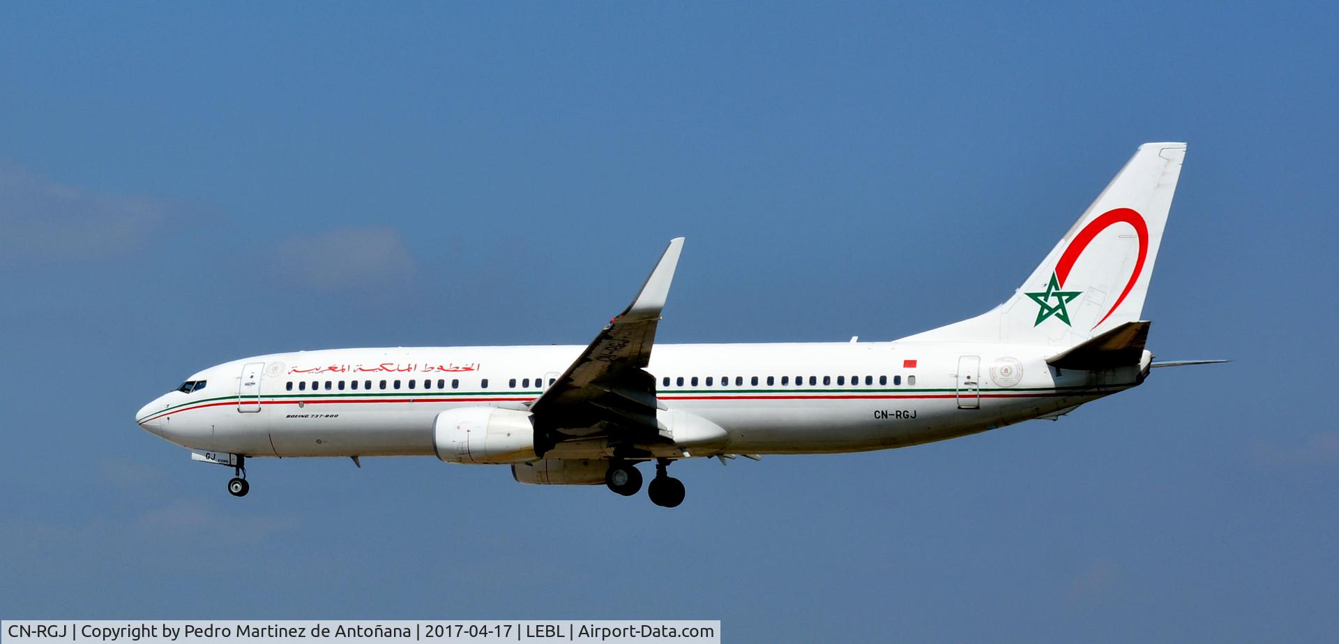 CN-RGJ, 2012 Boeing 737-8B6 C/N 33072, El Prat  -  Barcelona  -  España