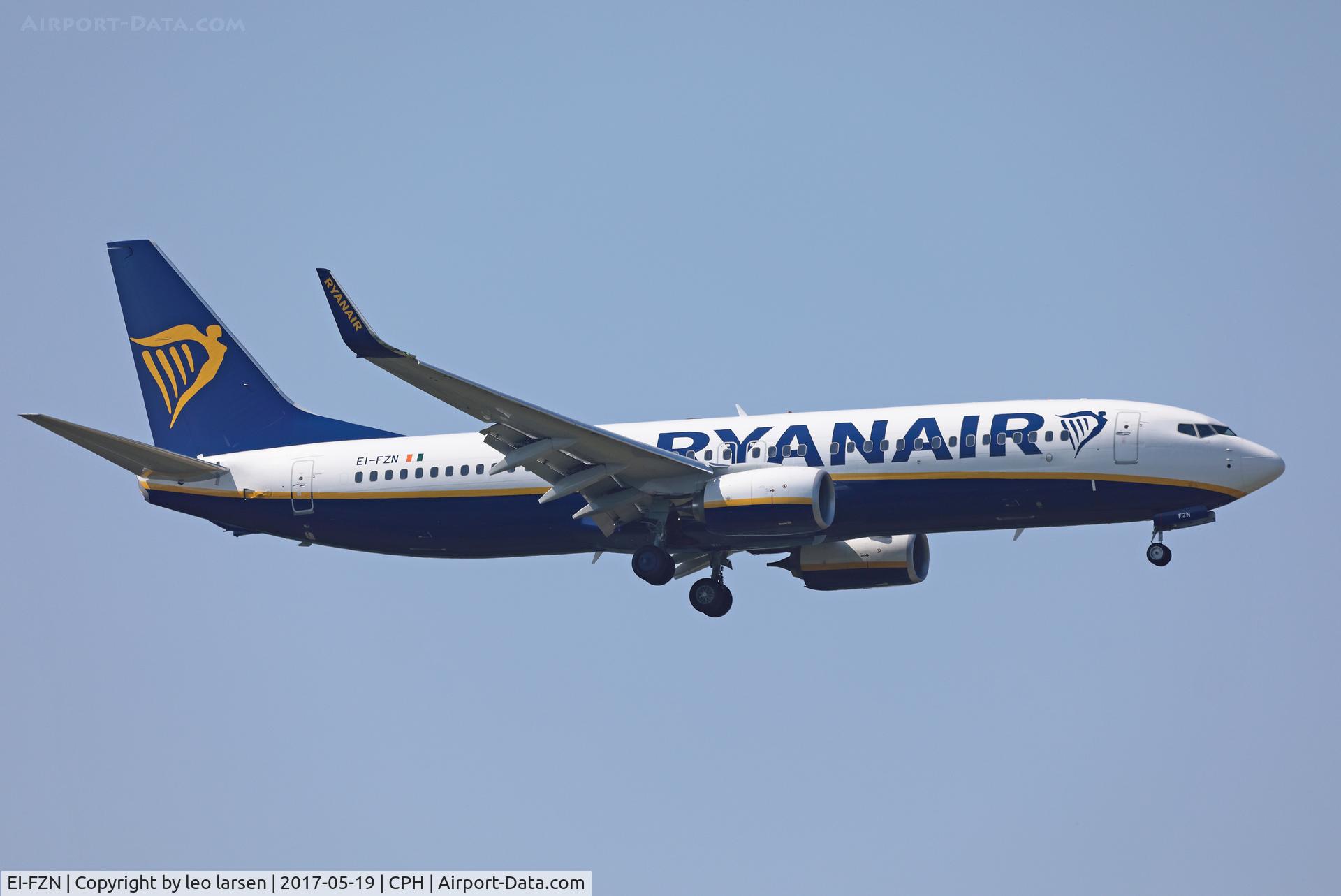 EI-FZN, 2017 Boeing 737-800 C/N 44786, Copenhagen 19.5.2017