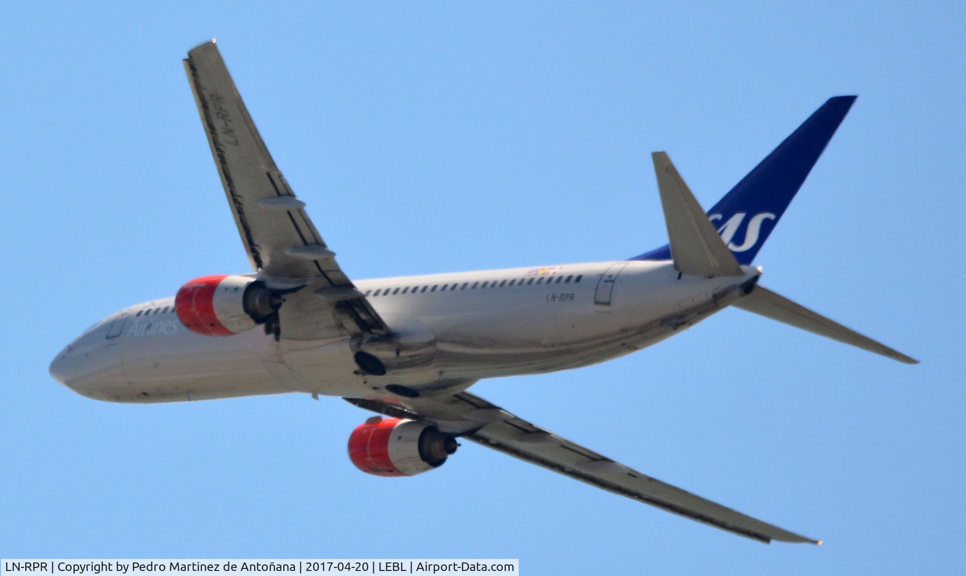 LN-RPR, 2000 Boeing 737-883 C/N 30468, El Prat  -  Barcelona  -  España