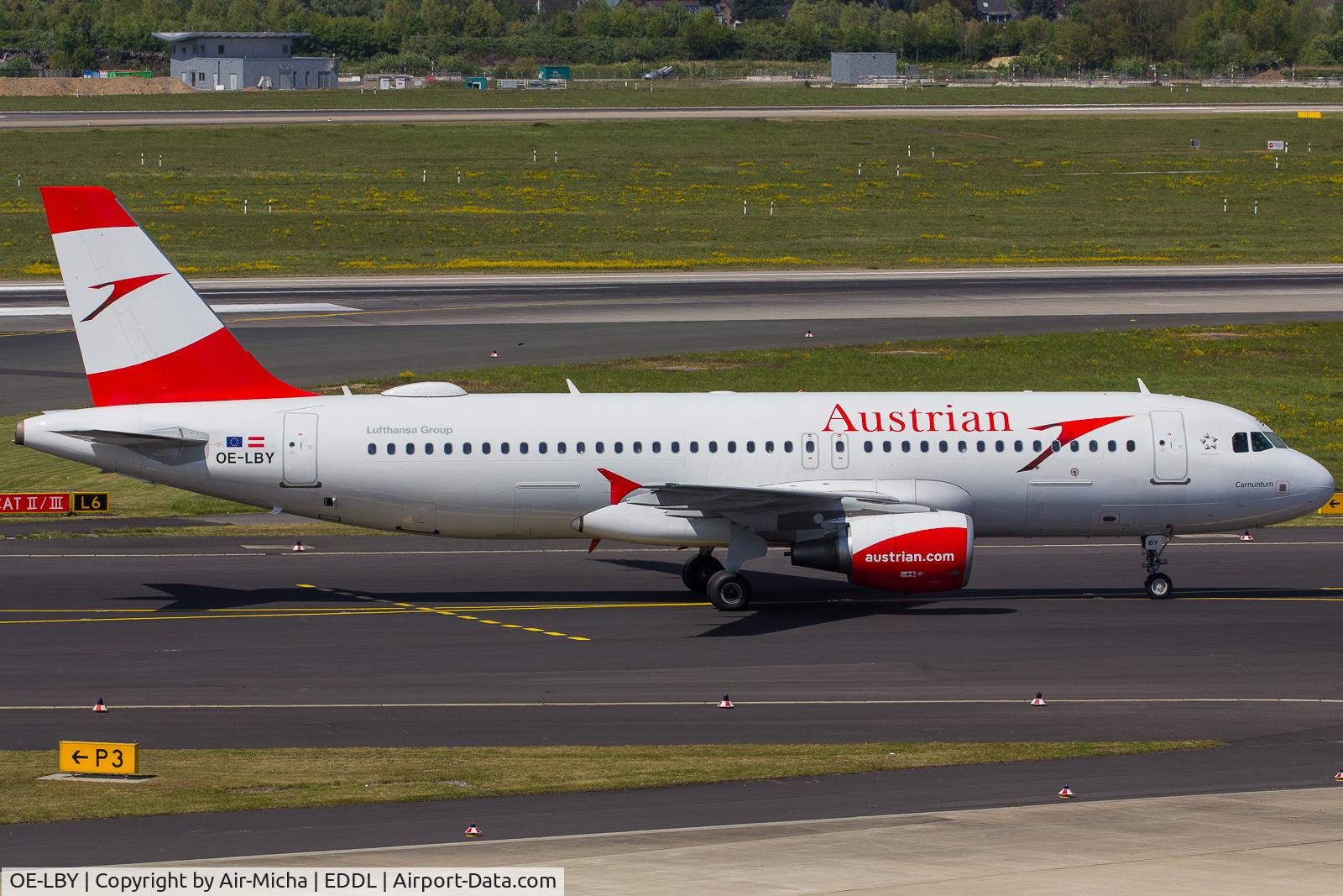 OE-LBY, 2012 Airbus A320-214 C/N 5122, Austrian Airlines