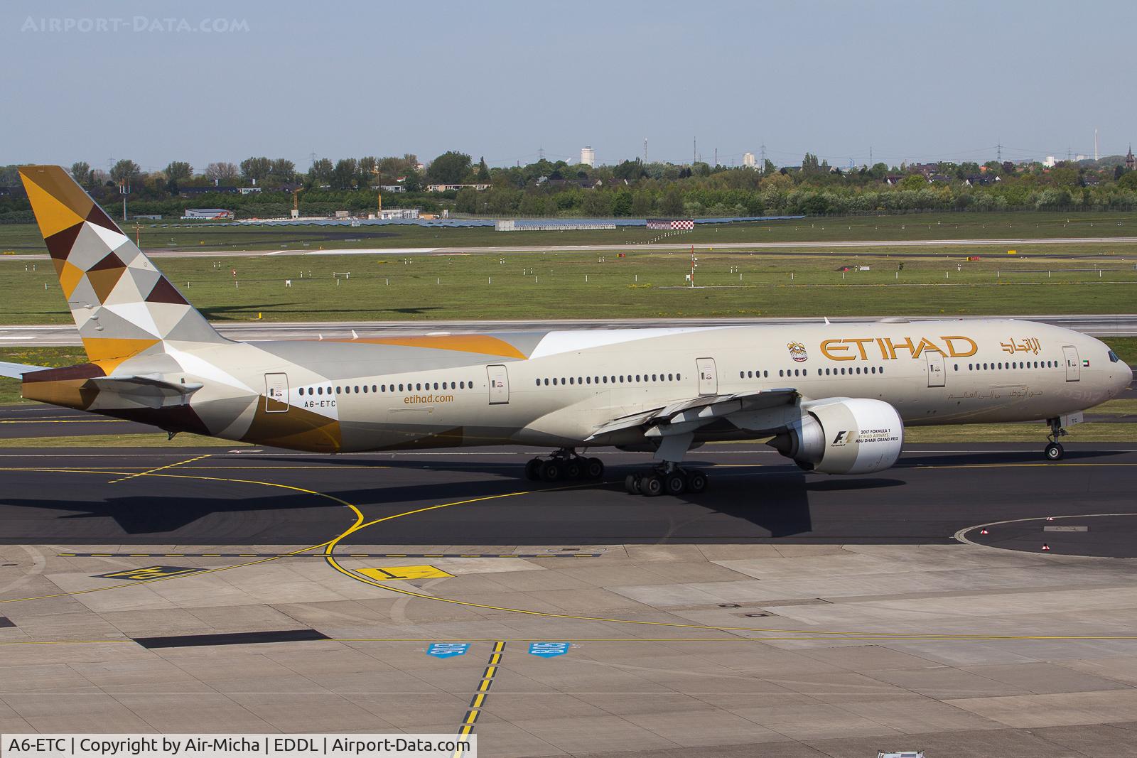 A6-ETC, 2005 Boeing 777-3FX/ER C/N 34599, Etihad Airways