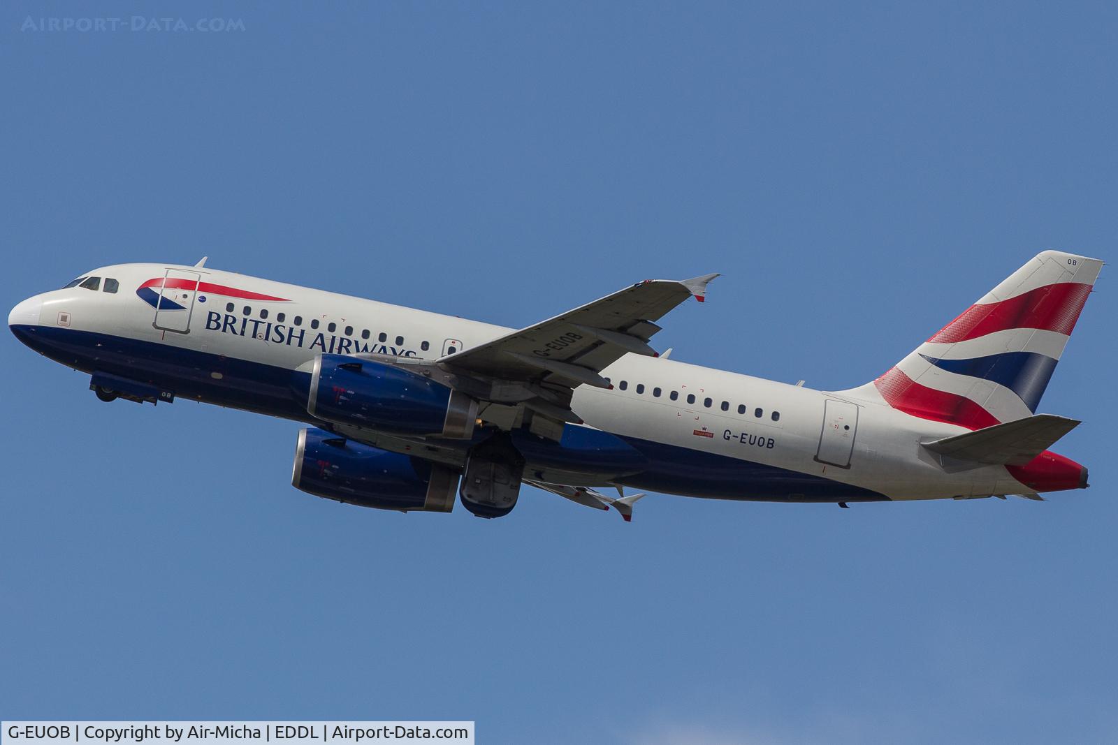G-EUOB, 2001 Airbus A319-131 C/N 1529, British Airways