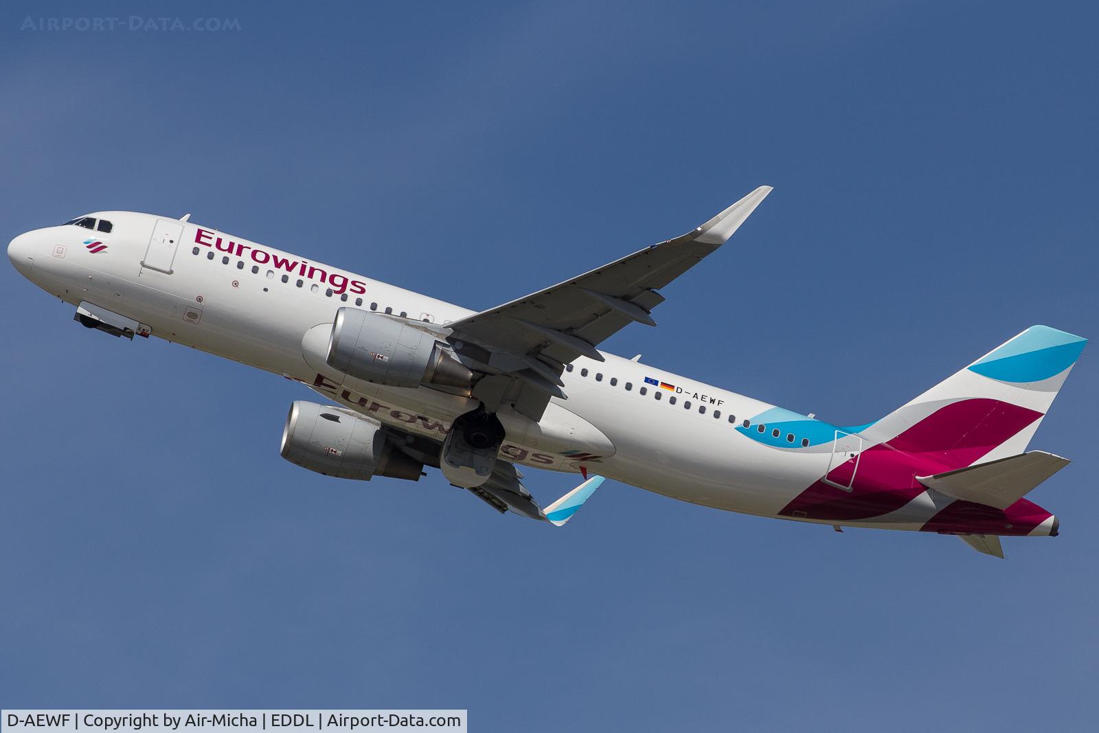 D-AEWF, 2016 Airbus A320-214 C/N 7087, Eurowings