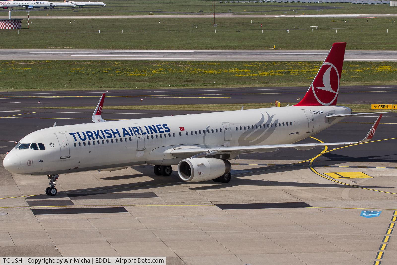 TC-JSH, 2013 Airbus A321-231 C/N 5546, Turkish Airlines