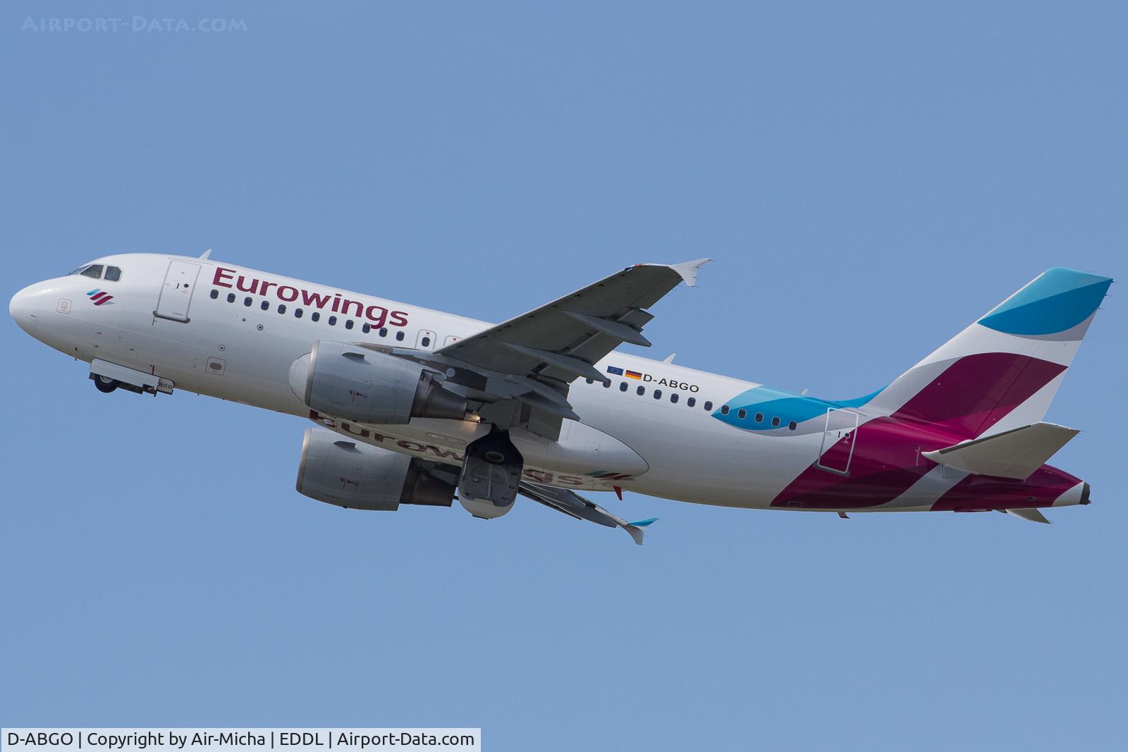 D-ABGO, 2008 Airbus A319-112 C/N 3689, Eurowings