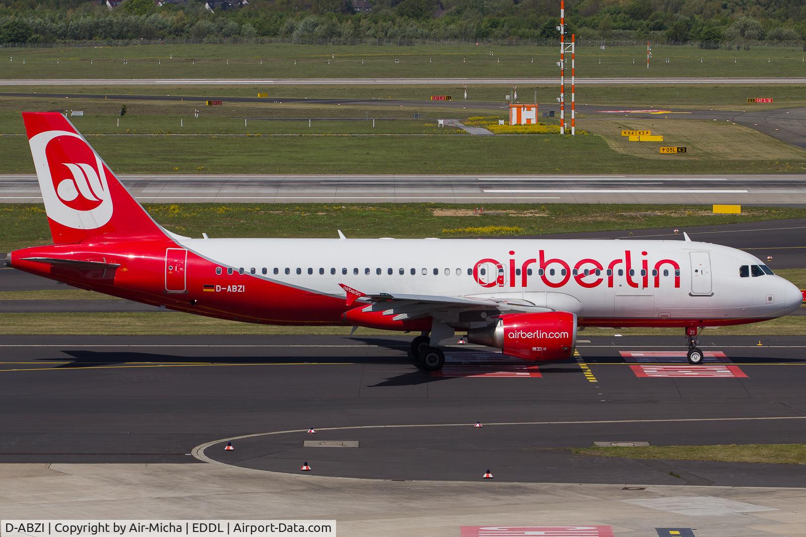 D-ABZI, 2007 Airbus A320-216 C/N 3328, Air Berlin