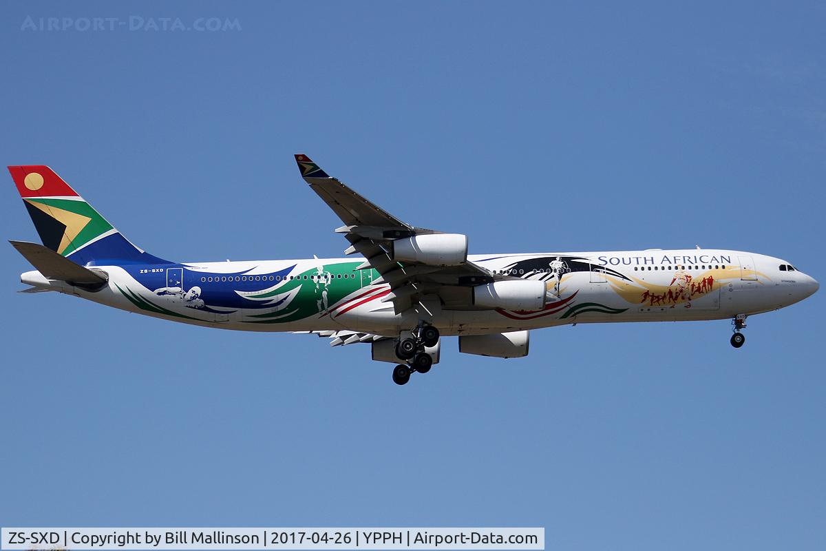 ZS-SXD, 2004 Airbus A340-313X C/N 643, 2016 OLYMPICS C/S
