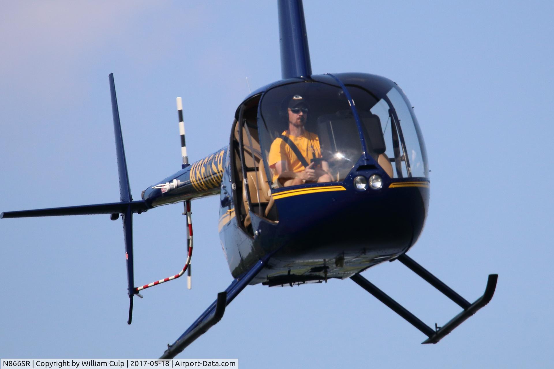 N866SR, 2012 Robinson R44 C/N 2258, Saw it flying over Peace Valley Park, Doylestown Pa.