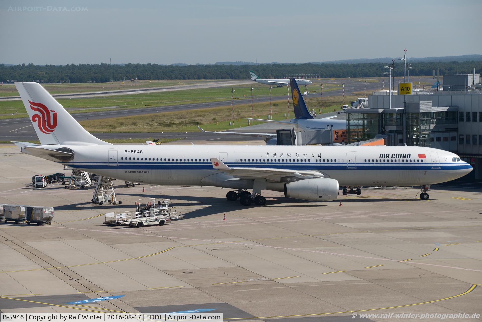 B-5946, 2014 Airbus A330-343 C/N 1525, Airbus A330-343 - CA CCA Air China - 1525 - B-5946 - 17.08.2016 - DUS