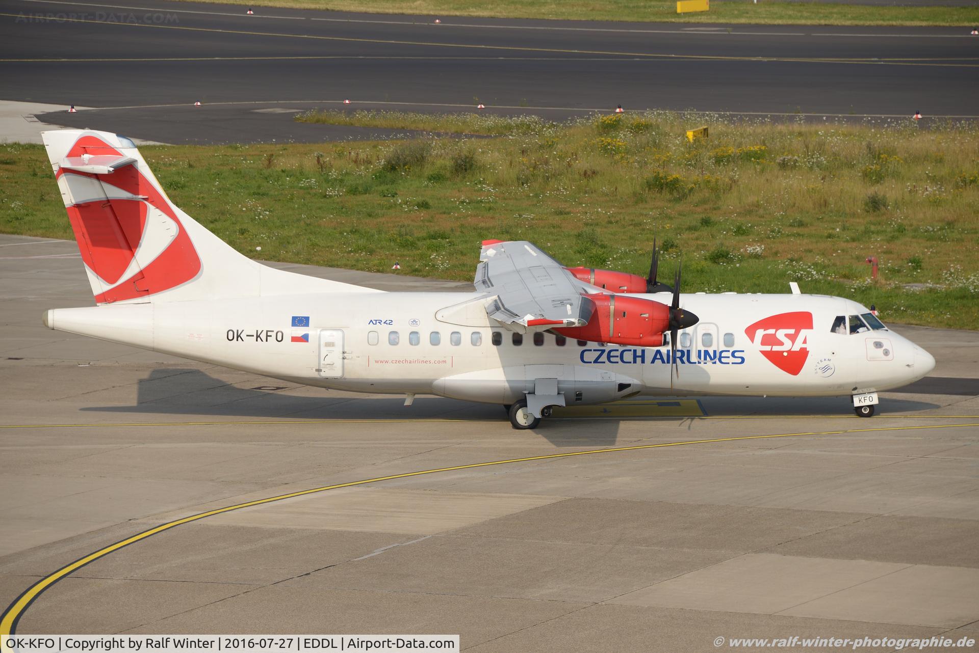 OK-KFO, 2005 ATR 42-500 C/N 633, ATR 42-500 - OK CSA CSA Czech Airlines - 633 - OK-KFO - 27.07.2016 - DUS