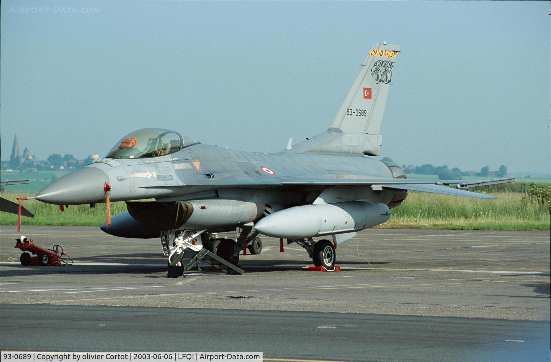 93-0689, TAI (Turkish Aerospace Industries) F-16C Fighting Falcon C/N HC-33, Tiger meet 2003