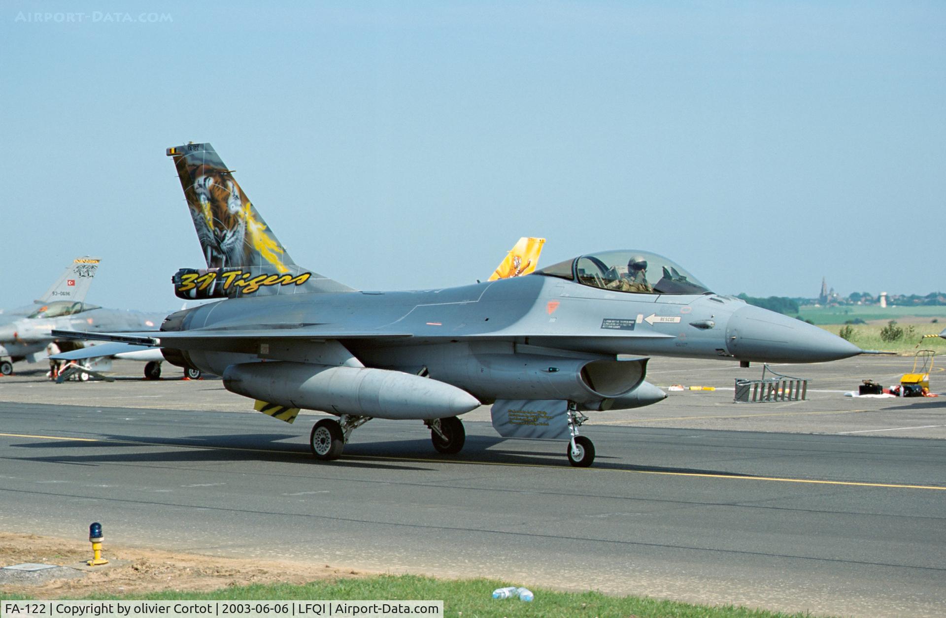 FA-122, 1988 SABCA F-16AM Fighting Falcon C/N 6H-122, tiger meet 2003