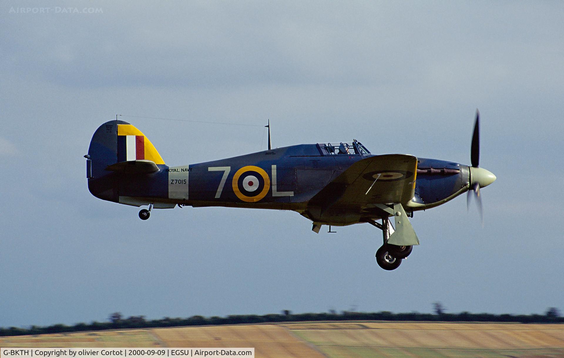G-BKTH, 1939 Hawker (CCF) Sea Hurricane Mk1B C/N CCF/41H/4013, Duxford autum airshow