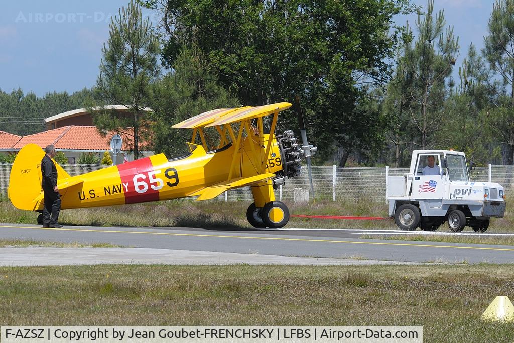 F-AZSZ, Boeing E75 C/N 75-5659, BOEING-STEARMAN PT13D KAYDET