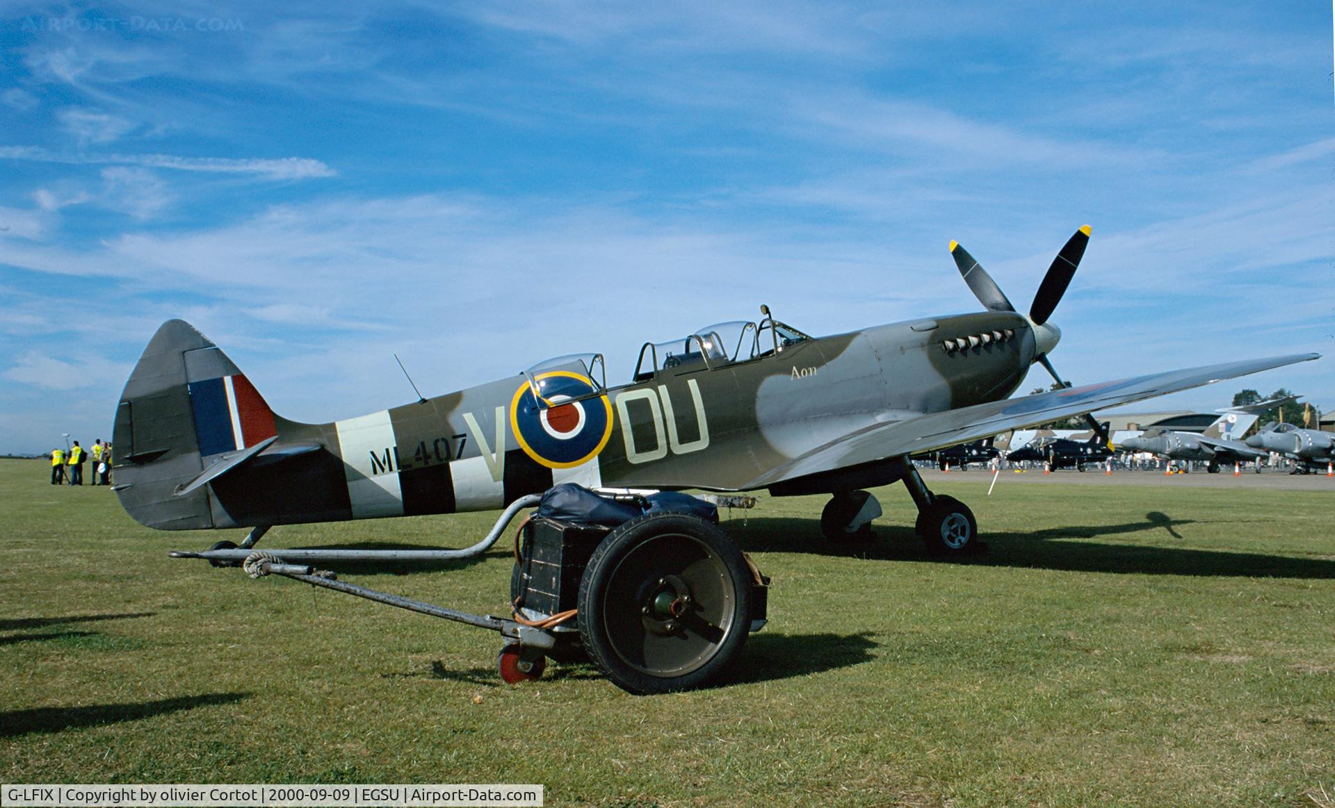 G-LFIX, 1944 Supermarine 509 Spitfire LF.IX (T.IX) C/N CBAF.8463, Duxford autumn airshow