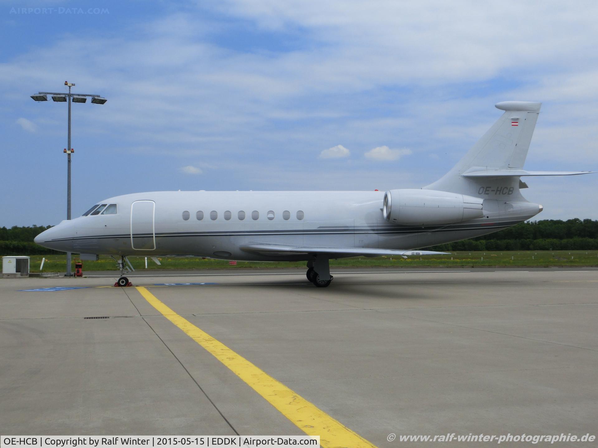 OE-HCB, 2006 Dassault Falcon 2000EX C/N 078, Dassault Falcon 2000EX - Jet Pool Network Luftverkehrs GmbH - 78 - OE-HCB - 15.05.2015 - CGN