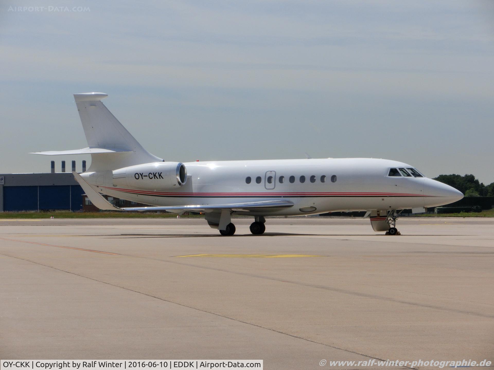 OY-CKK, 2014 Dassault Falcon 2000LX C/N 281, Dassault Falcon 2000EX - MMD Air Alsie - 281 - OY-CKK - 10.06.2016 - CGN
