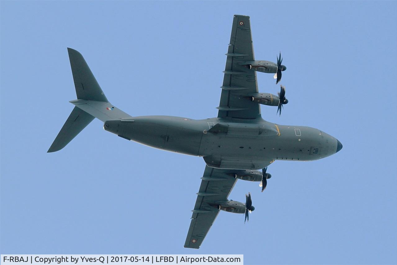 F-RBAJ, 2016 Airbus A400M Atlas C/N 037, Airbus A400M Atlas, Take off rwy 05, Bordeaux-Mérignac aIR bASE 106 (LFBD-BOD) oPEN DAY 2017