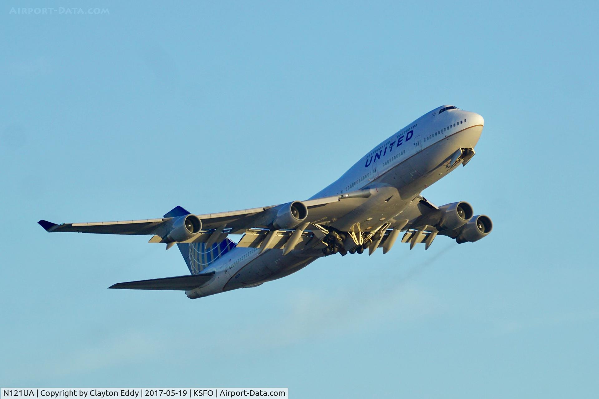 N121UA, 1999 Boeing 747-422 C/N 29167, SFO 2017