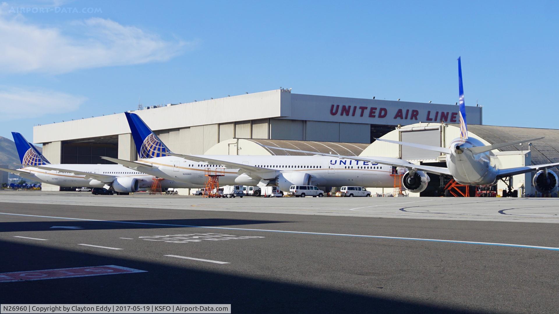 N26960, 2015 Boeing 787-9 Dreamliner Dreamliner C/N 36408, SFO 2017.