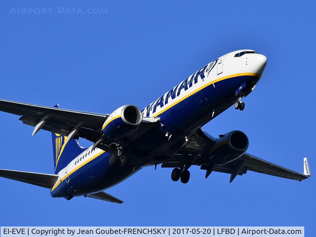 EI-EVE, 2012 Boeing 737-8AS C/N 35035, FR7188 from Rome (CIA)