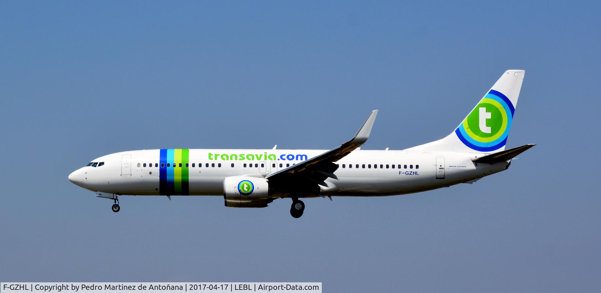 F-GZHL, 2014 Boeing 737-8K2 C/N 37791, El Prat  -  Barcelona  -  España
