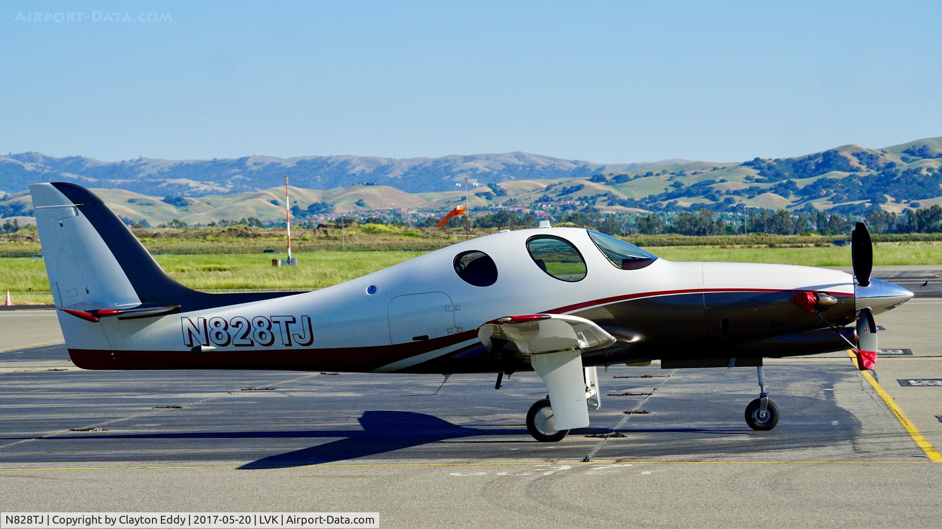 N828TJ, 2012 Lancar Evolution C/N EVO-0042, Livermore airport California 2017.