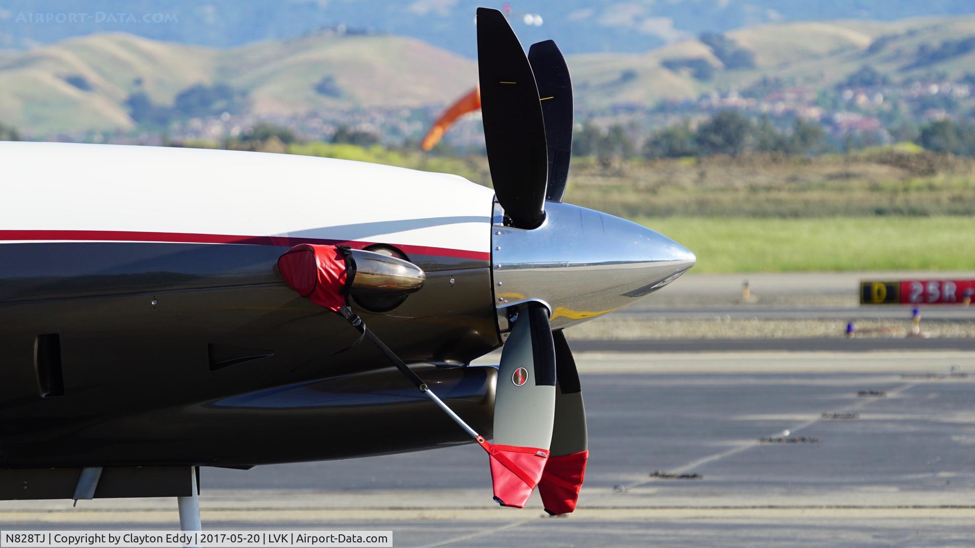 N828TJ, 2012 Lancar Evolution C/N EVO-0042, Livermore airport California 2017.
