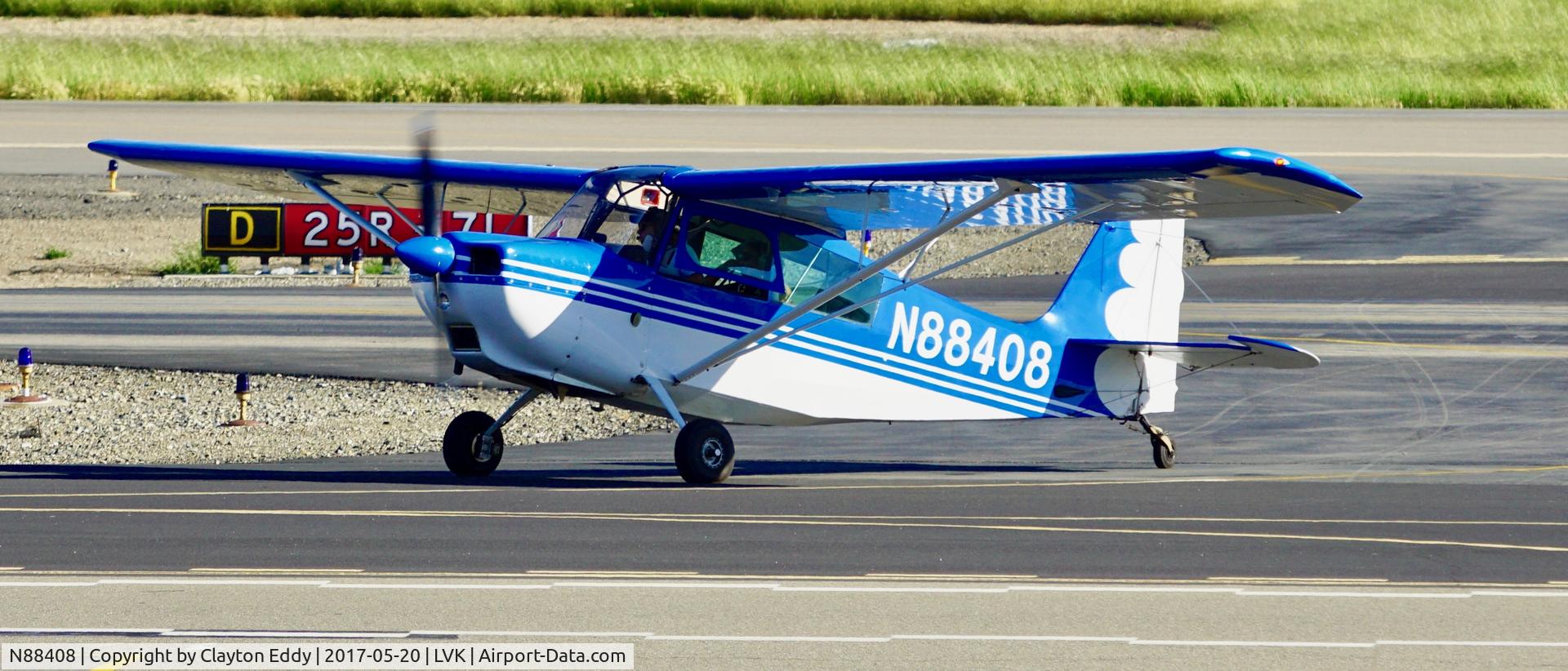 N88408, 1974 Bellanca 7ECA Citabria C/N 1062-75, Livermore Airport California 2017.