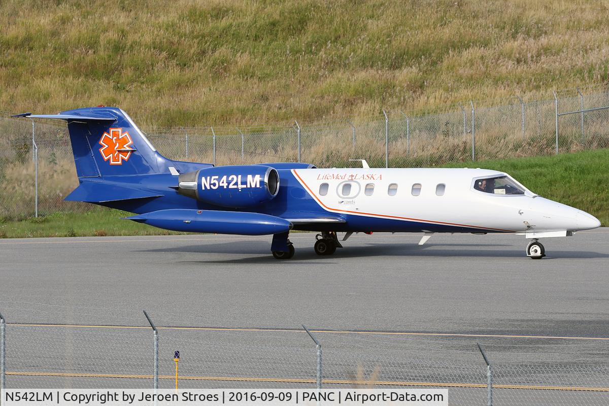 N542LM, 1980 Learjet 35A C/N 35A-280, panc