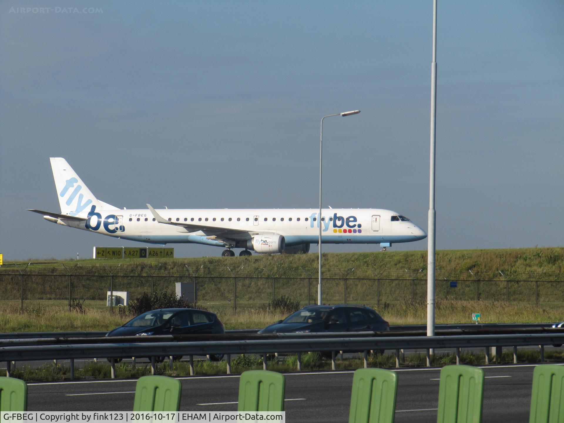 G-FBEG, 2007 Embraer 195LR (ERJ-190-200LR) C/N 19000120, FLY BE