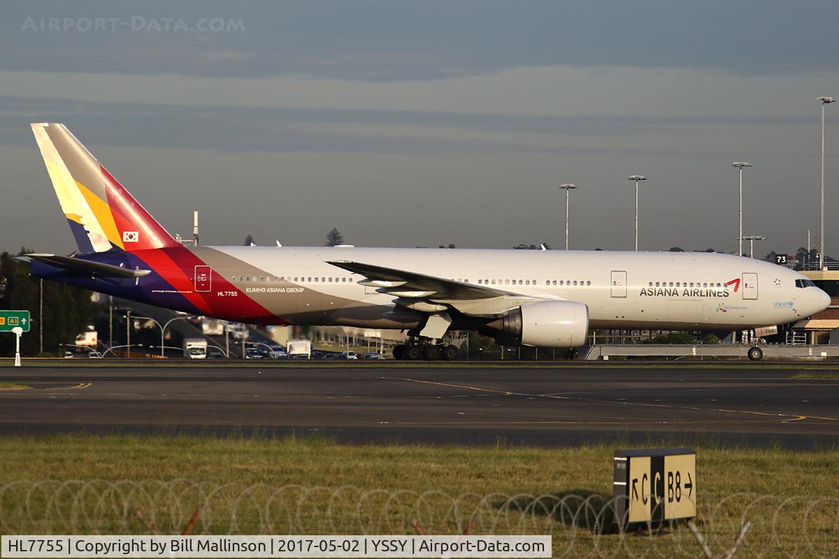 HL7755, 2007 Boeing 777-28E/ER C/N 30861, in from ICN