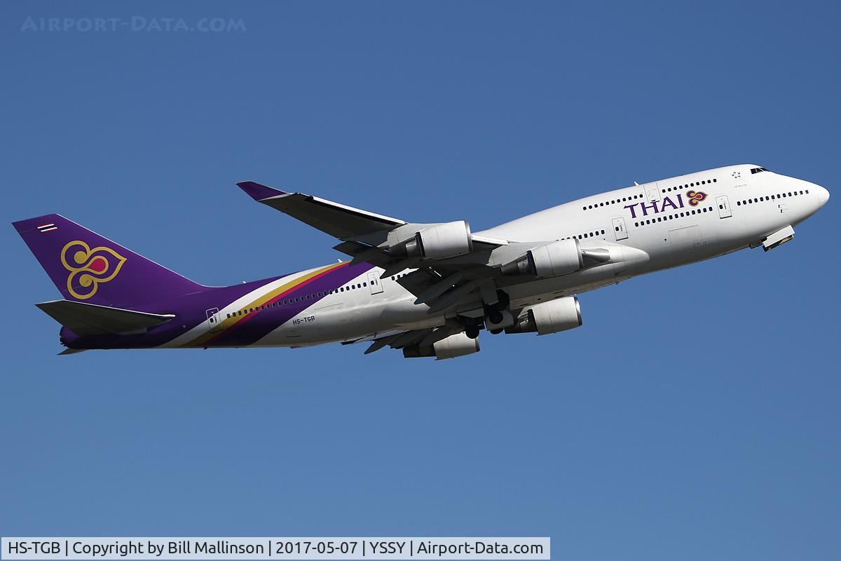HS-TGB, 2001 Boeing 747-4D7 C/N 32370, home to BKK