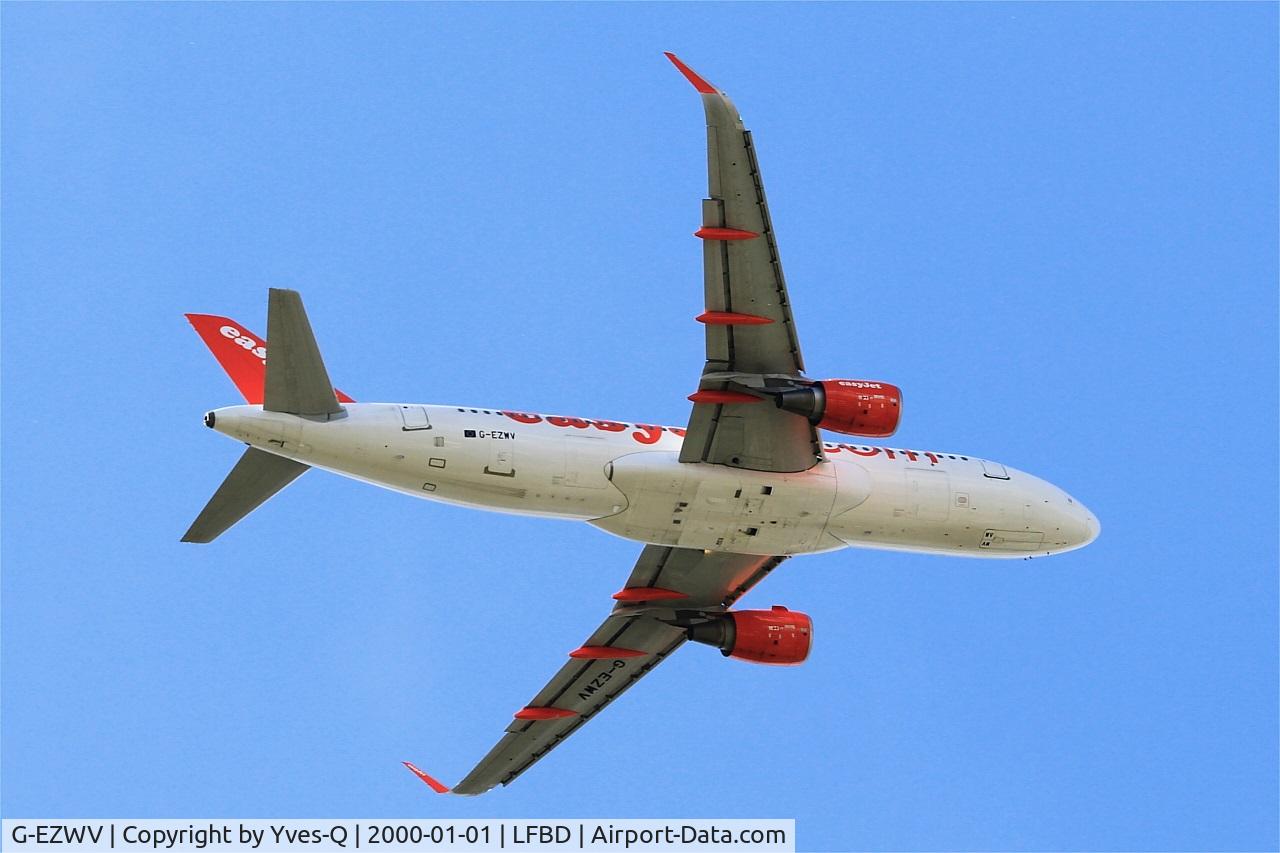 G-EZWV, 2014 Airbus A320-214 C/N 6177, Airbus A320-214, Take off rwy 05, Bordeaux-Mérignac airport (LFBD-BOD)