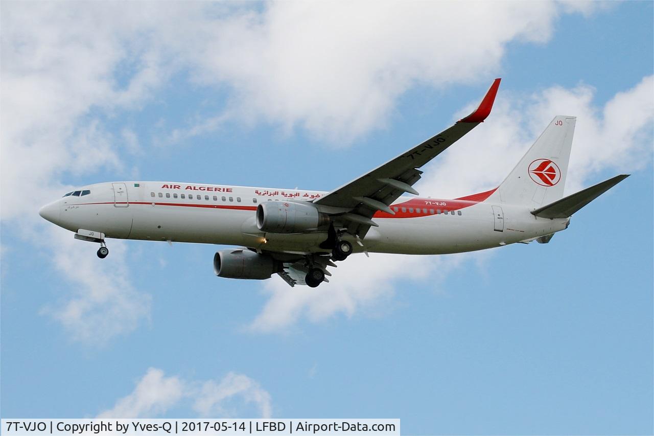 7T-VJO, 2001 Boeing 737-8D6 C/N 30207, Boeing 737-8D6, On final rwy 23, Bordeaux-Mérignac airport (LFBD-BOD)