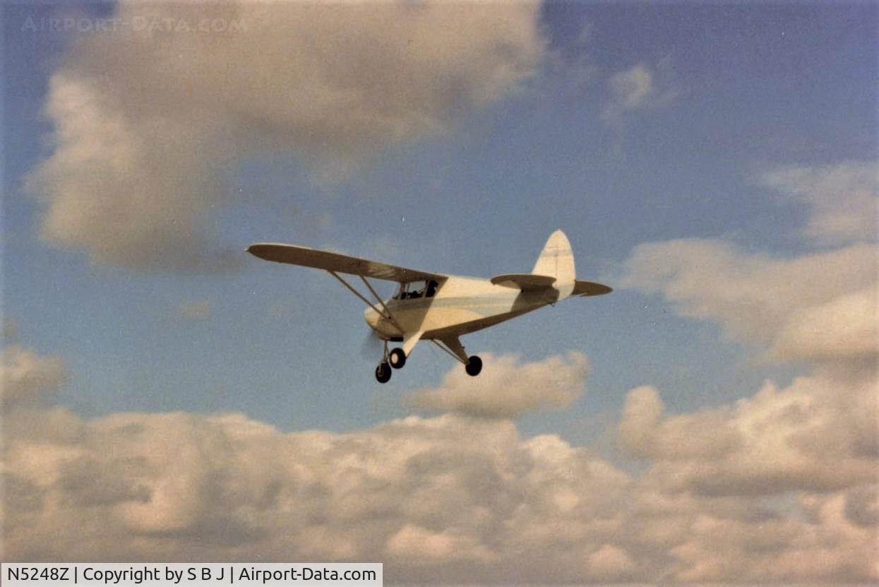 N5248Z, 1961 Piper PA-22-108 Colt C/N 22-8931, 48Z as it fly's along.
