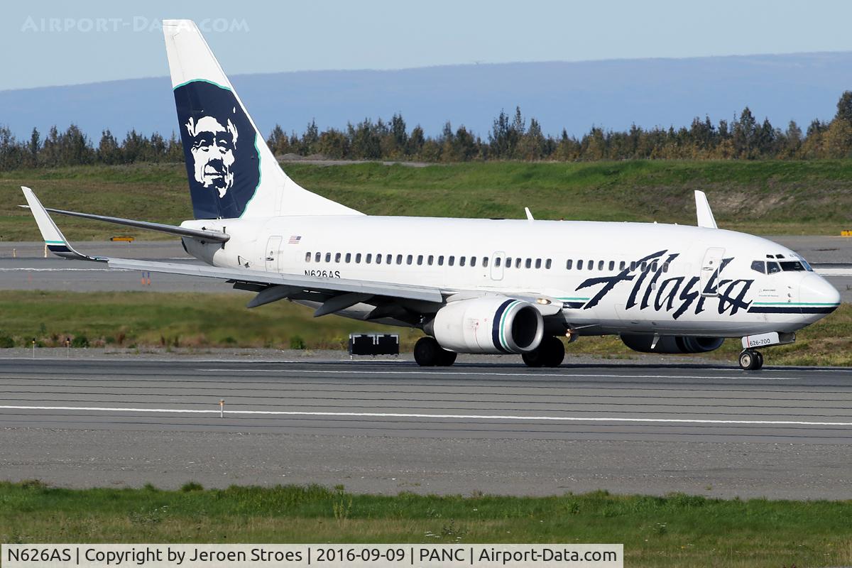 N626AS, 2001 Boeing 737-790 C/N 30793, PANC