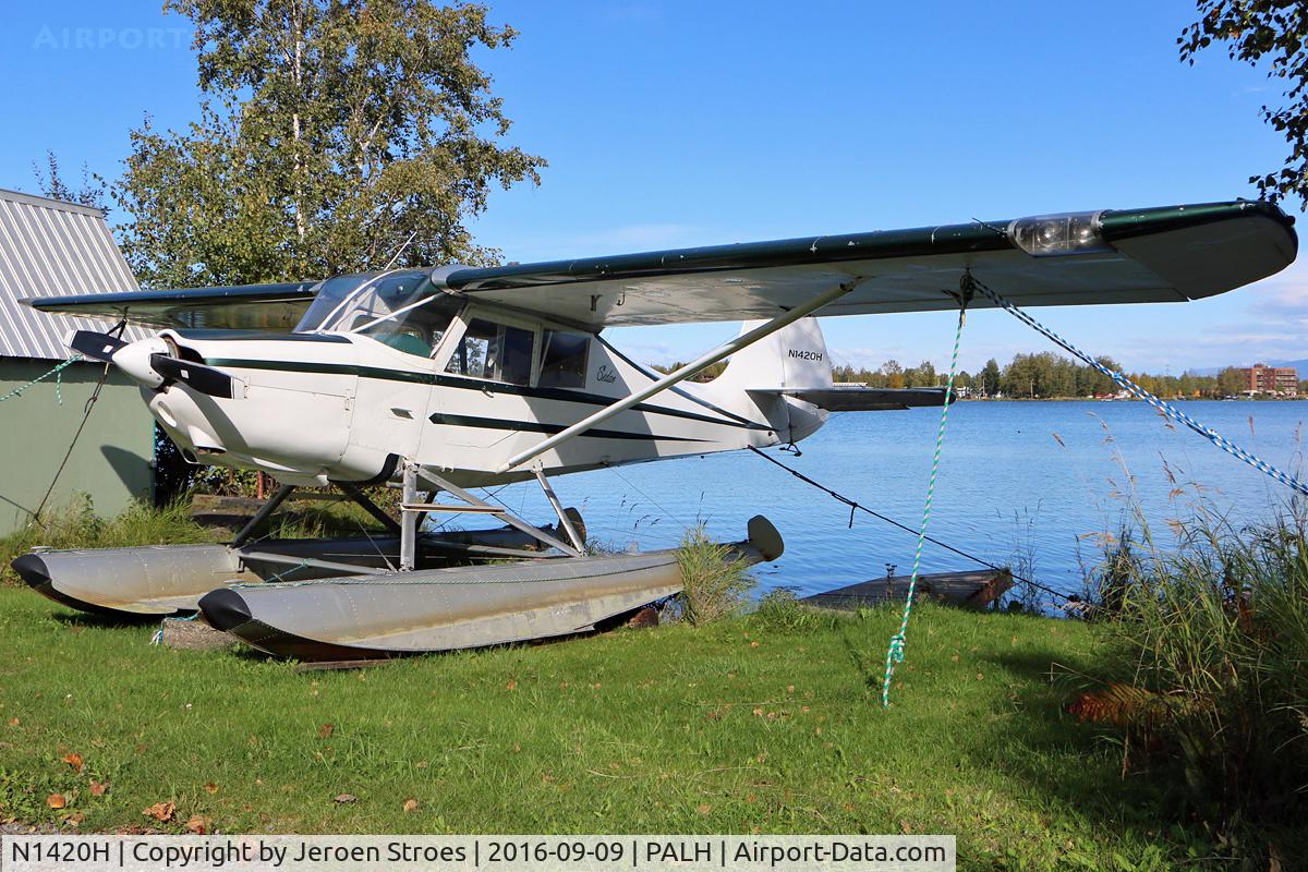 N1420H, 1949 Aeronca 15AC Sedan C/N 15AC-477, lake hood