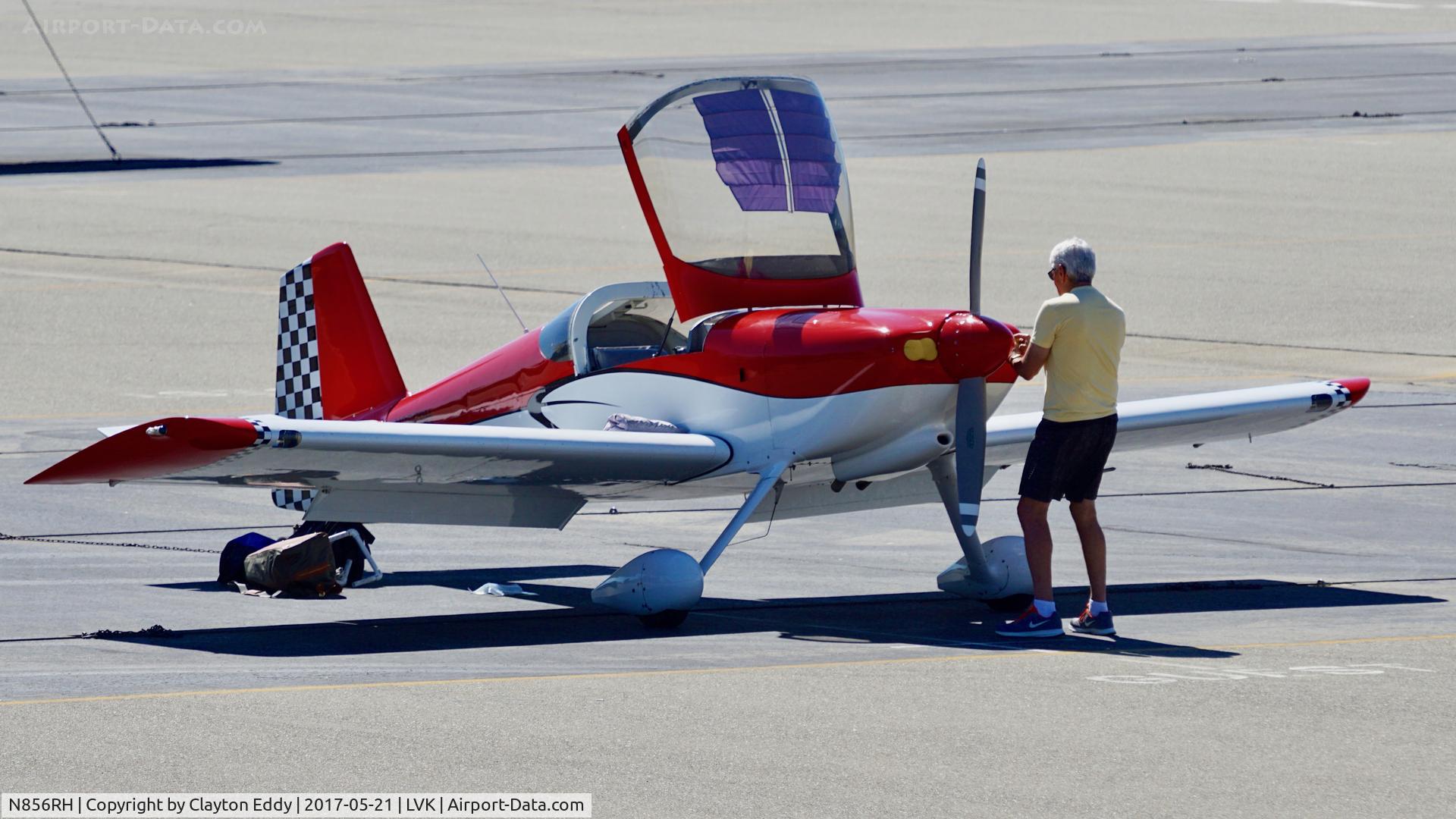 N856RH, Vans RV-6 C/N 22032, Livermore Airport California 2017.