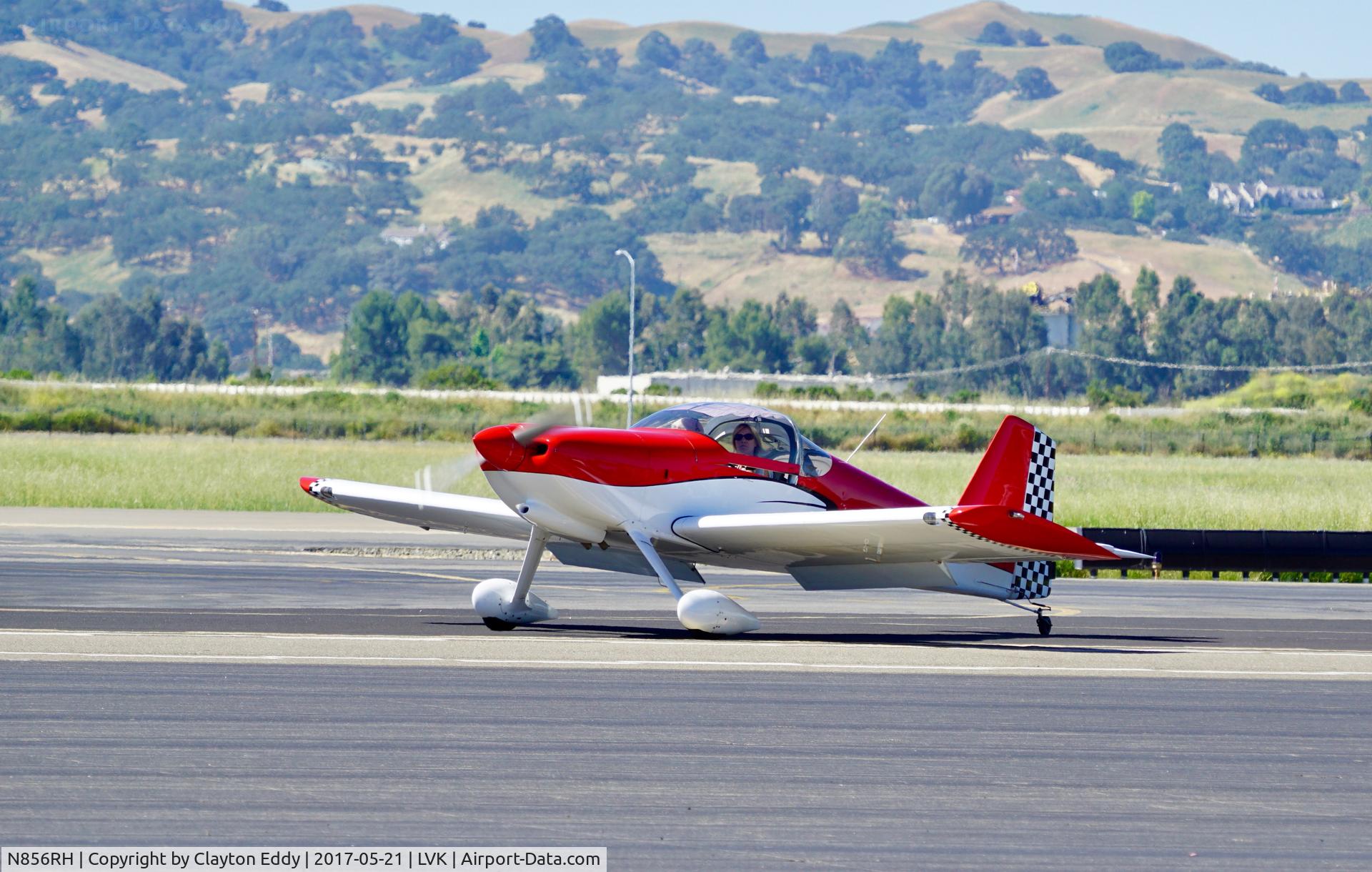 N856RH, Vans RV-6 C/N 22032, Livermore Airport California 2017.