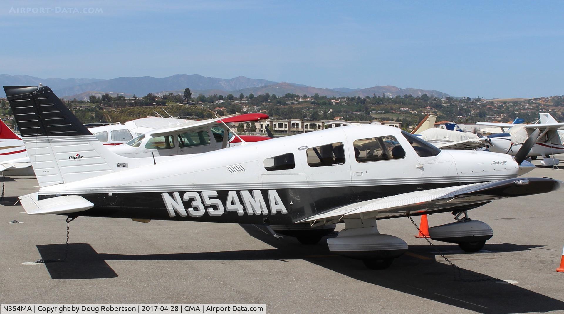 N354MA, 2003 Piper PA-28-181 Archer II C/N 2843545, 2003 Piper PA-28-181 ARCHER II, Lycoming O-360-A4M 180 Hp