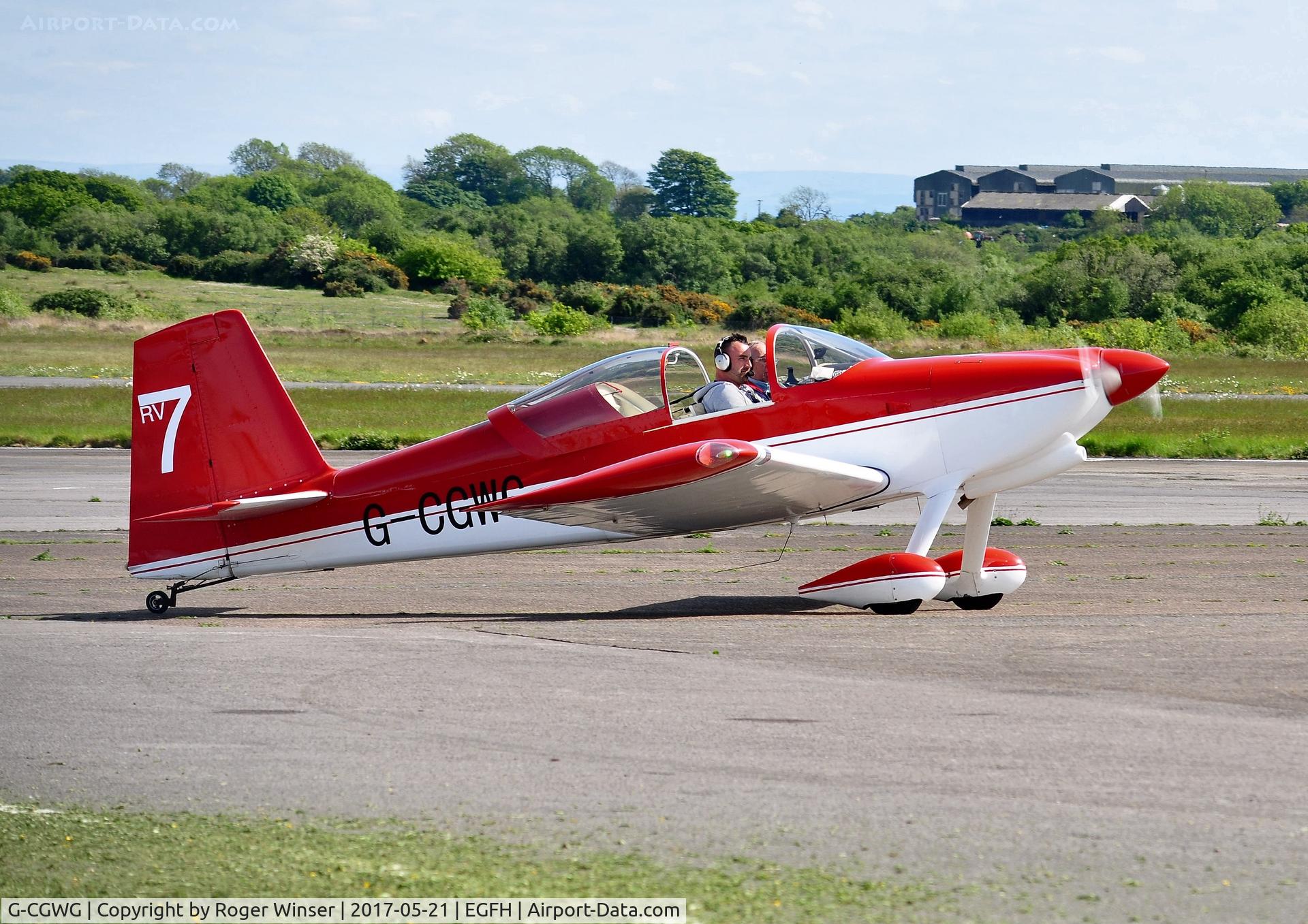 G-CGWG, 2011 Vans RV-7 C/N PFA 323-14486, Resident RV-7.