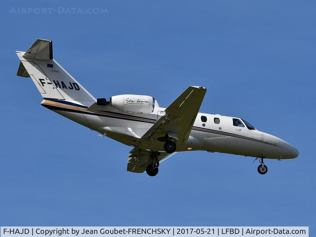 F-HAJD, 2003 Cessna 525 CitationJet CJ1 C/N 525-0523, Luxmarine S.A. Luxembourg landing runway 11