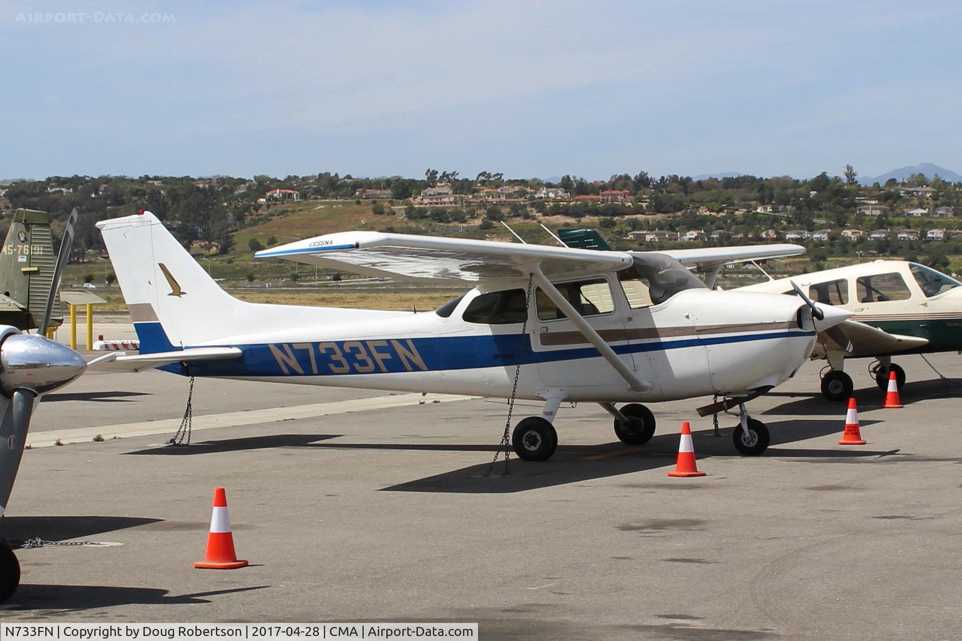 N733FN, 1976 Cessna 172N C/N 17268262, 1976 Cessna 172N SKYHAWK, Lycoming O-320-E2D 150 Hp, PowerFlow exhaust mod
